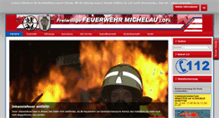 Desktop Screenshot of feuerwehr-michelau.de