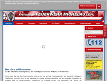 Tablet Screenshot of feuerwehr-michelau.de
